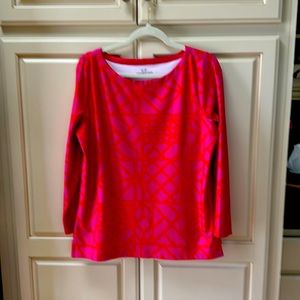 Vineyard Vines pink top size large